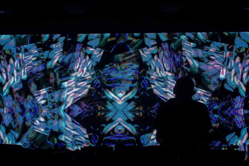 ANDY BRUH on teal LED
