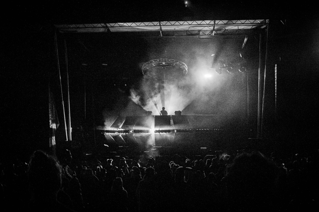 Wide stage — silhouette and light